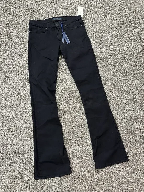 JUICY COUTURE WOMENS BLACK ROCKER BOOT JEANS Size 30