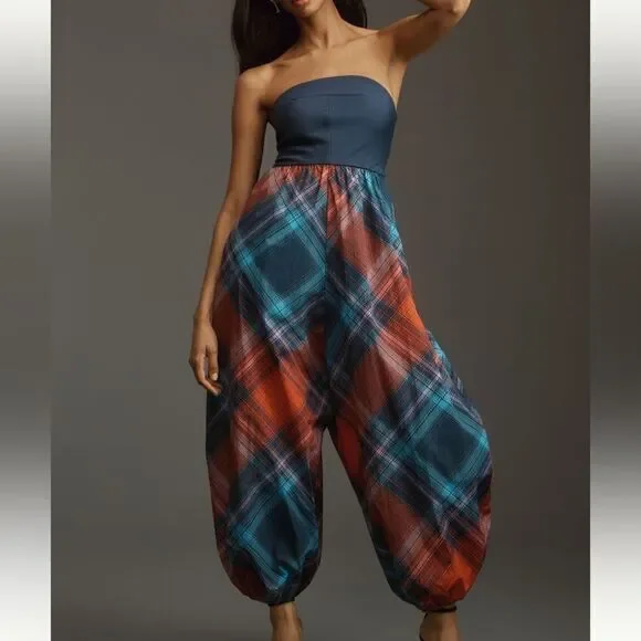 Maeve Gathered Balloon Jumpsuit