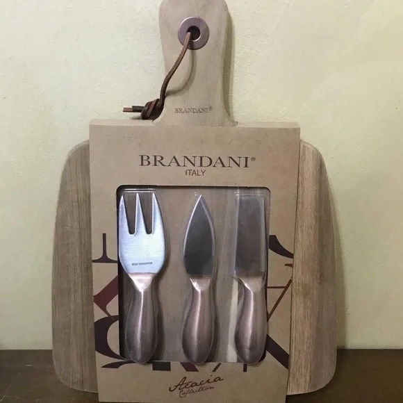 Acacia Collection Rose Gold Cheese Knife Set