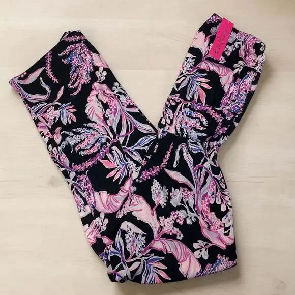 NWT Lilly Pulitzer Pim Jumpsuit Wild Within Onyx Size XS