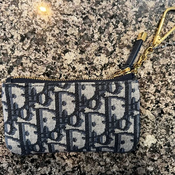 DiorTravel Myrte Zipped Key Case - Like New
