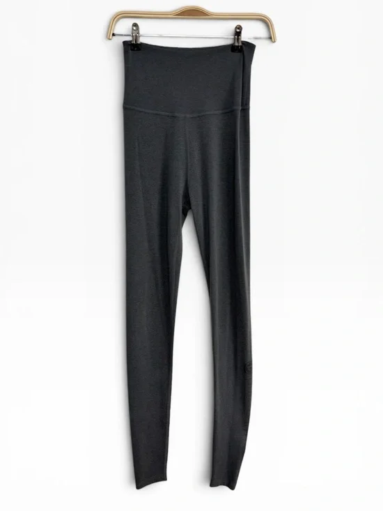 Pure Barre x Beyond Yoga High Waisted Charcoal Leggings Buttery Soft Medium Fit