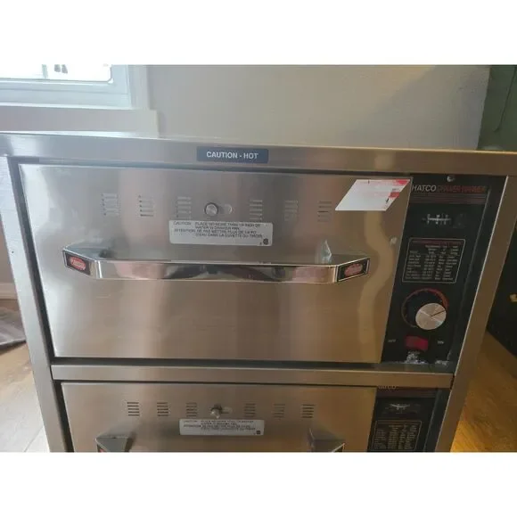 HATCO HDW-2N-S Stainless Steel Portable Electric 2 Drawer Food Warmer TESTED