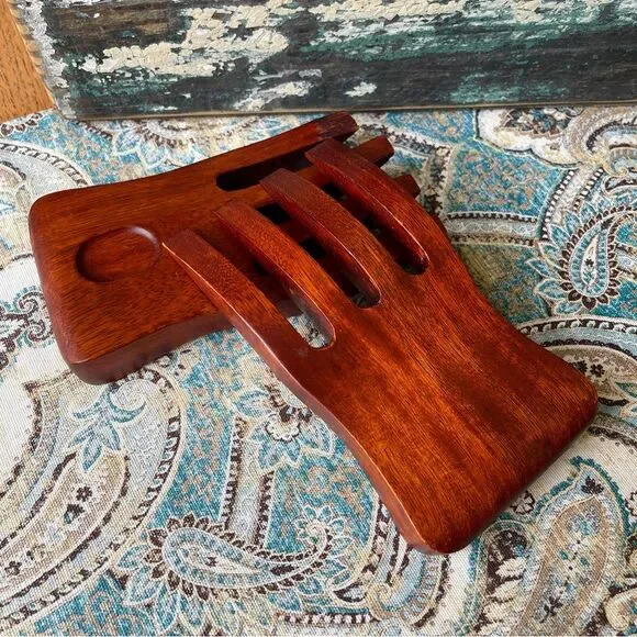 Vintage Wooden Salad Tongs