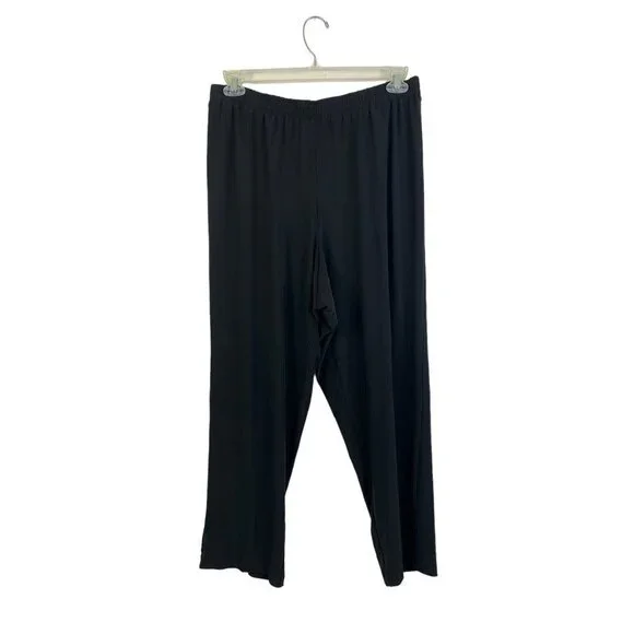 Alfred Dunner Women's Saratoga Springs Black Pants