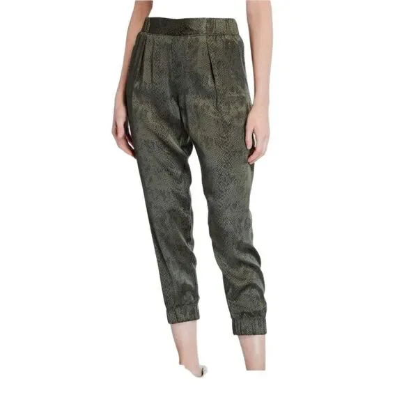 ATM Anthony Thomas Melilla Silk Jungle Combo Pants