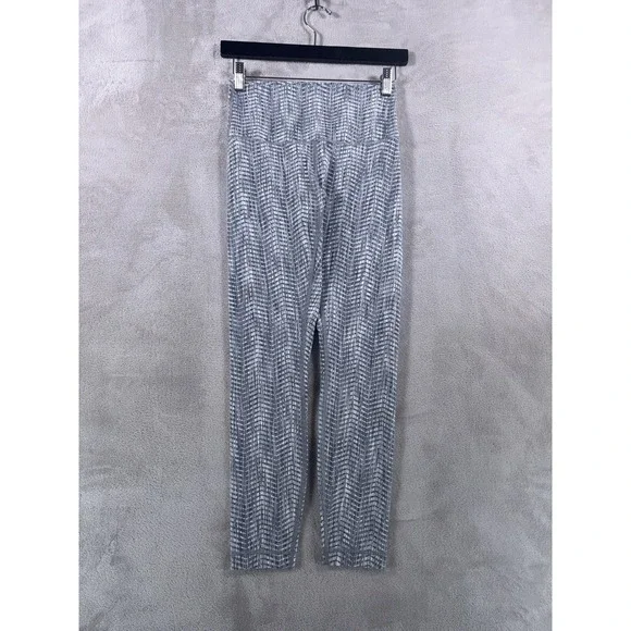Lululemon Leggings Womens 6 Gray Geometric Performance Training Lounge