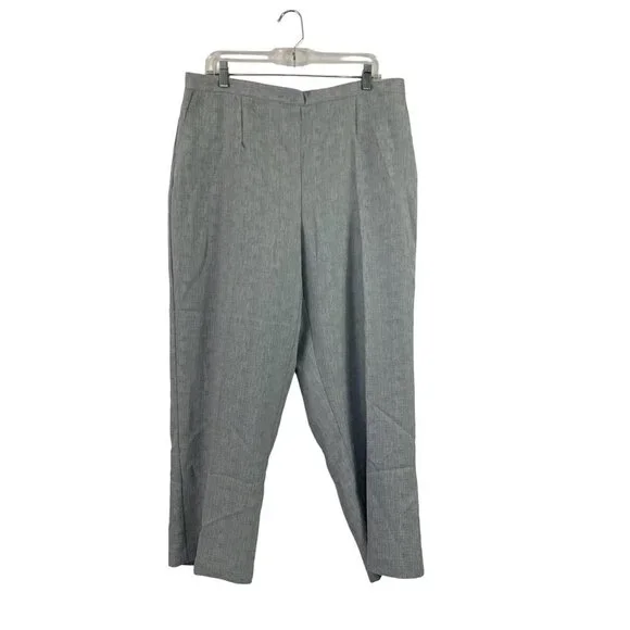 Alfred Dunner Women's Classic Grey Pants