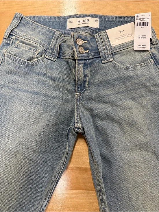 Hollister Light Blue Bootcut Denim Jeans