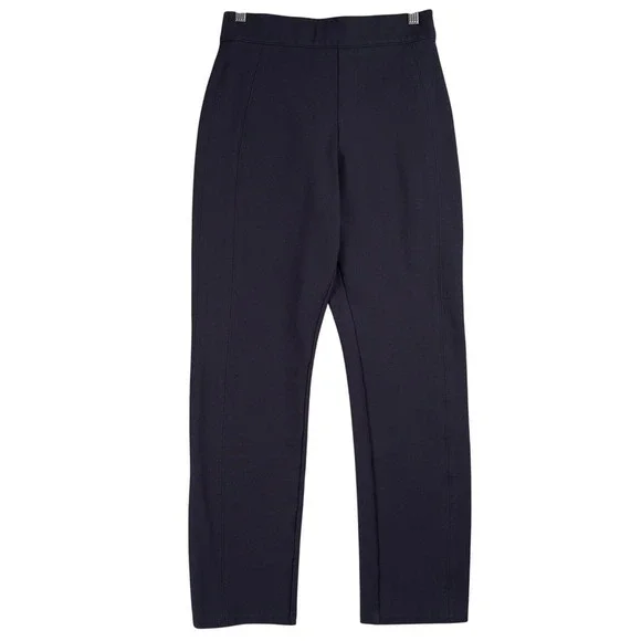 NOT AVAILABLE Spanx The Perfect Pant Straight Leg Navy Blue High Rise Ponte