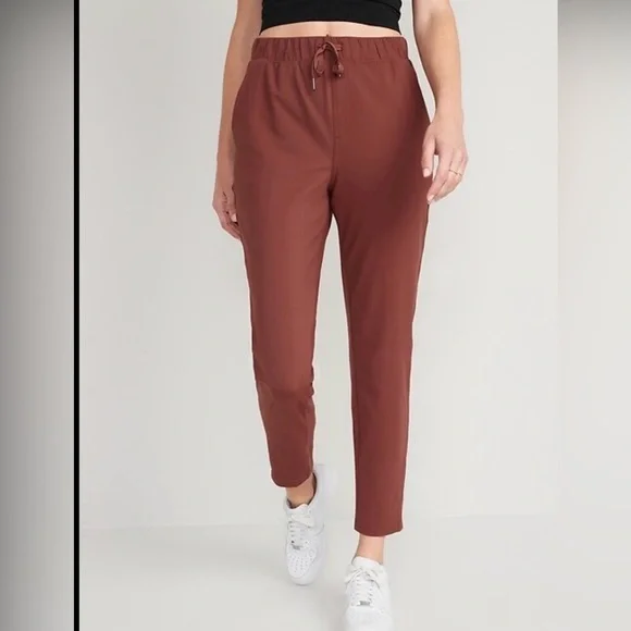 Old Navy Trident Maple High Waisted Powersoft Coze Edition Slim Taper Pants