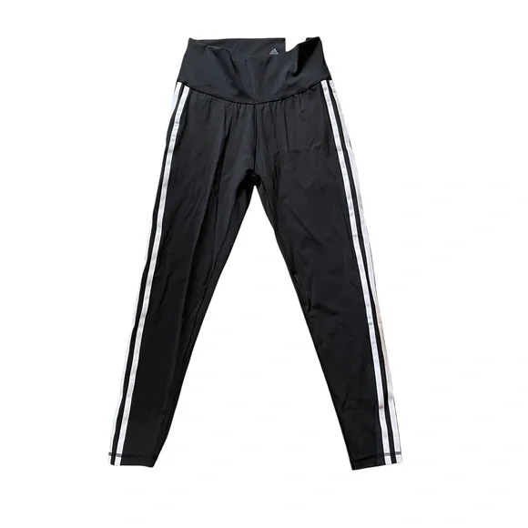 NWT Adidas Womens Training 7/8 High Rise Tight Black‎ Medium