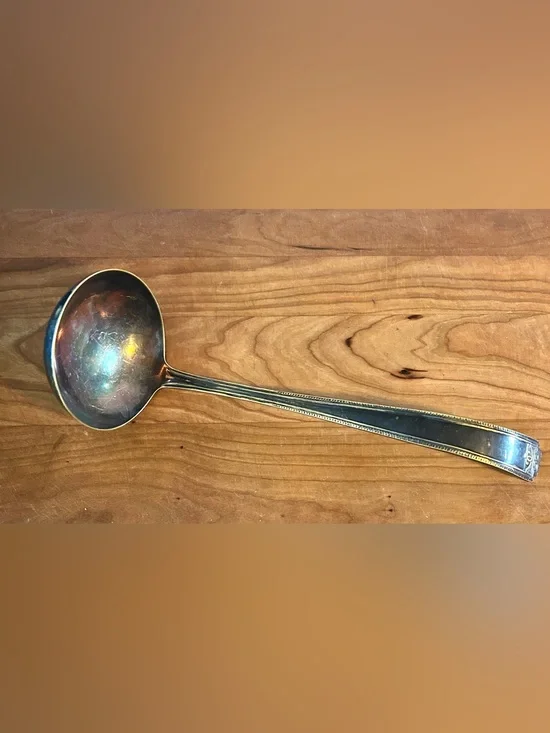 VTG National Silver Co VICEROY Silverplate Full Size 11” Soup Ladle 1930s-60s