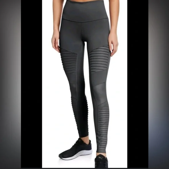 ALO Dark Gray Moto Legging M