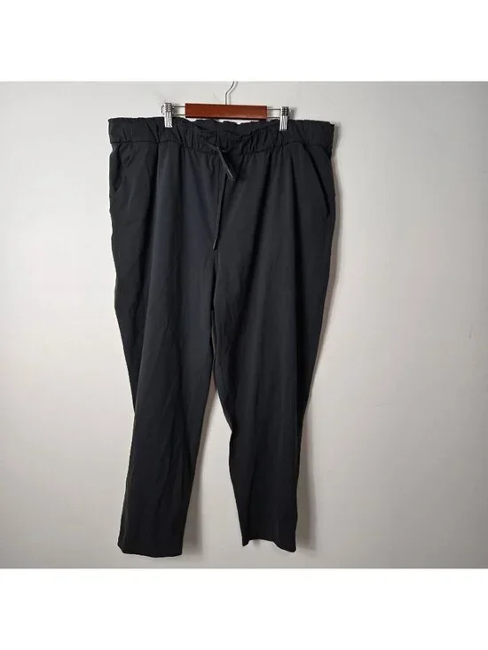 Lululemon Women's Size 20 Keep Moving Pull-On Ankle Pants 7/8 High-Rise Grey