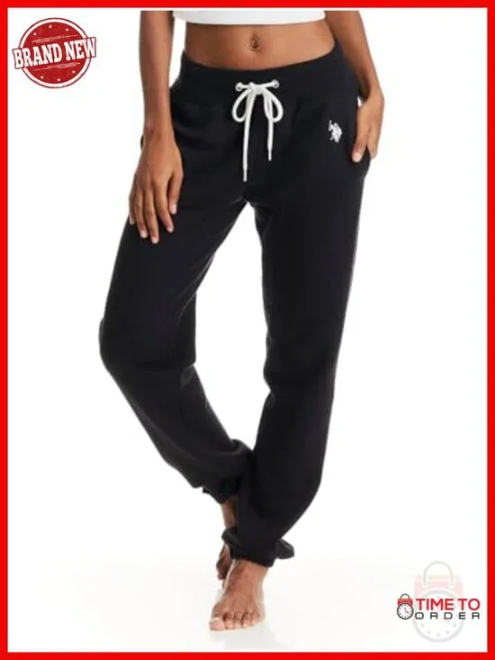 French Terry Jogger Sweatpants with Pockets - Mid Rise Cuffed