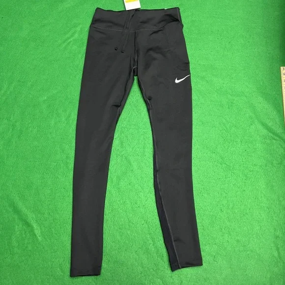 Nike Fast Mid-Rise Running Leggings Black Size Small  Athletic Gym Train