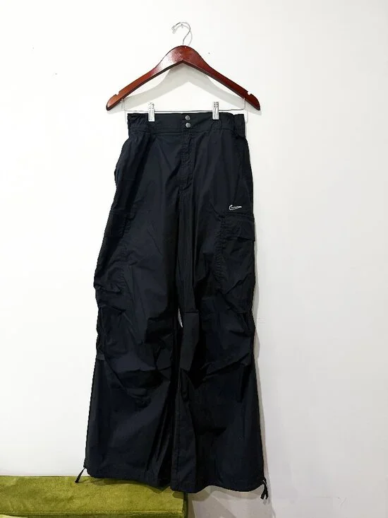 Nike Sportswear High-Waisted Loose Woven Cargo Pants Black Women's Size M