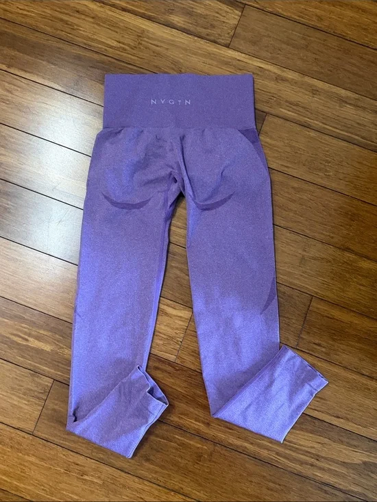 NVGTN Lilac Seamless High-Waist Leggings XS