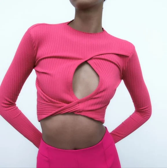 ZARA CUT OUT TOP