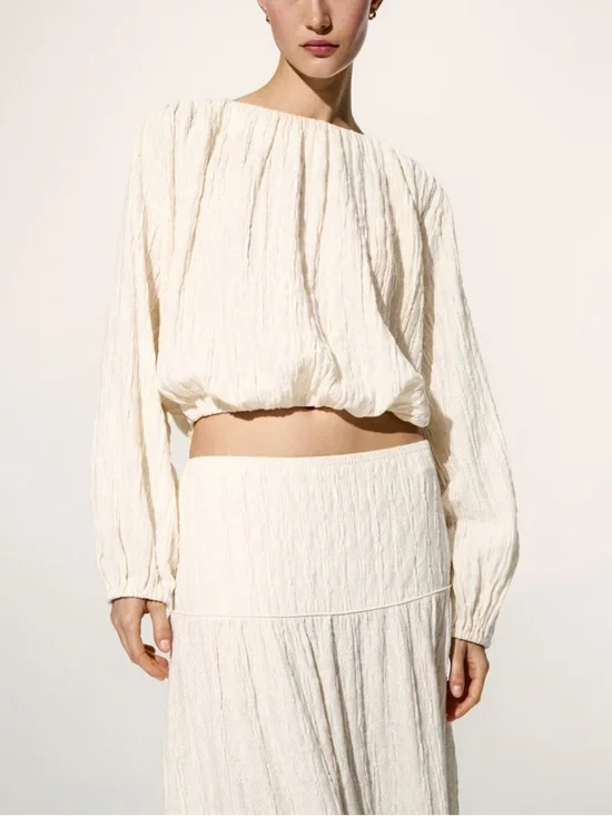 H&M Balloon Sleeve Top