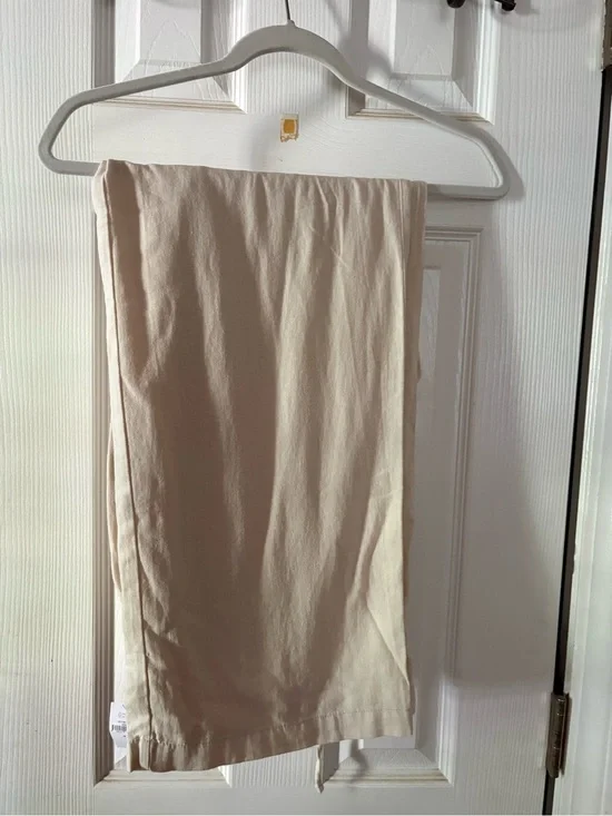 Old Navy Neutral Beige Elastic-Waist Pants