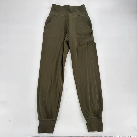 Lululemon Athletica Olive Green Activewear Pants 2 running joggers active pants