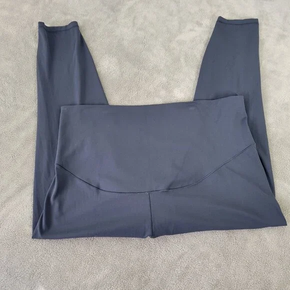 Old Navy Active Leggings Maternity XXL Gray High Rise Nylon Stretch GRA790E