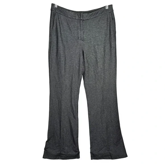 J.Jill‎ Wearever Collection Trousers Womens Small Gray Knit Wide Leg Pants S