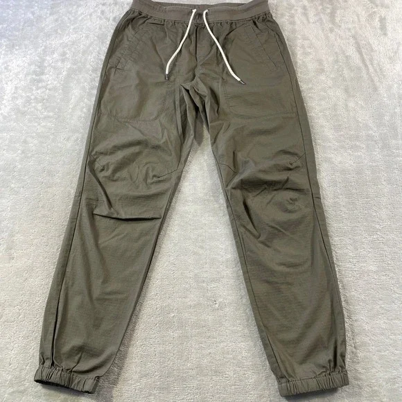 Vuori Ripstop Climber Jogger Pants Womens Medium Green Outdoor Stretch Casual