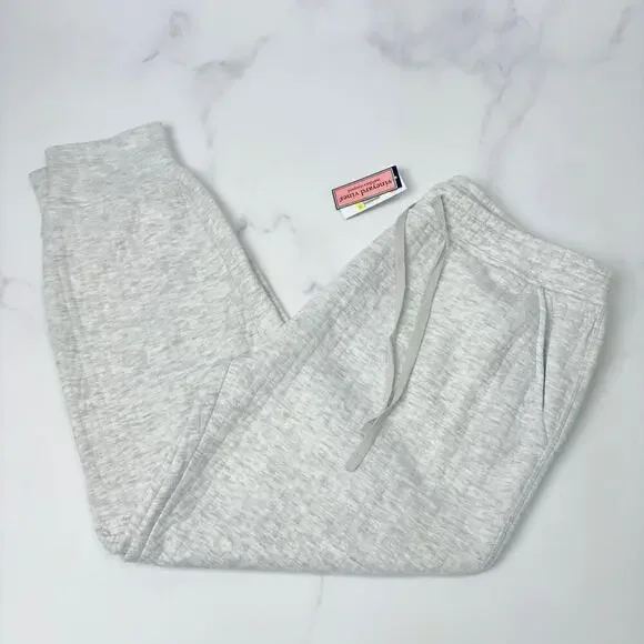 Vineyard Vines Cable Knit Women’s Cozy Chic Minimalist Joggers – NWT –Medium 🤍