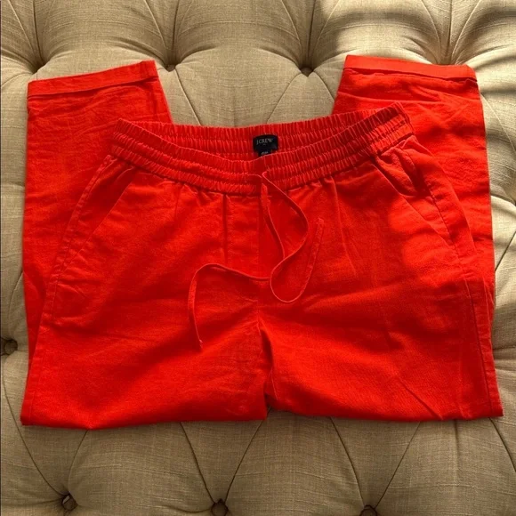 J. Crew Bright Orange Pants