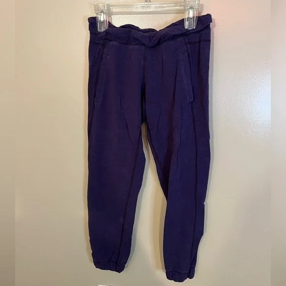 Lululemon Purple Sweatpant Joggers Sz 6 EUC