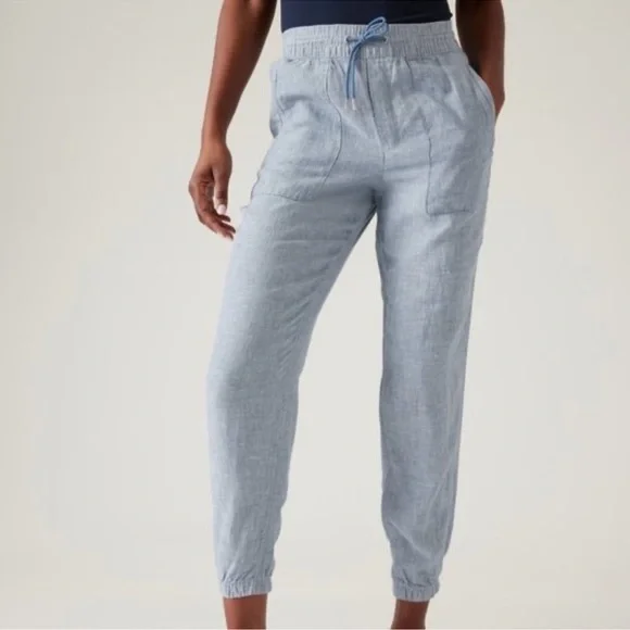 NWT Athleta Retreat Linen Pant size 12