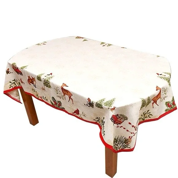 Better Homes & Gardens Heritage Winter Forest Tablecloth 60