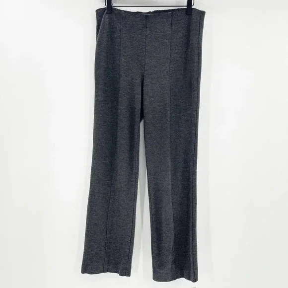 Gloria Vanderbildt‎ Pleated Leggings Women's Size 8 Gray Wide Leg Casual