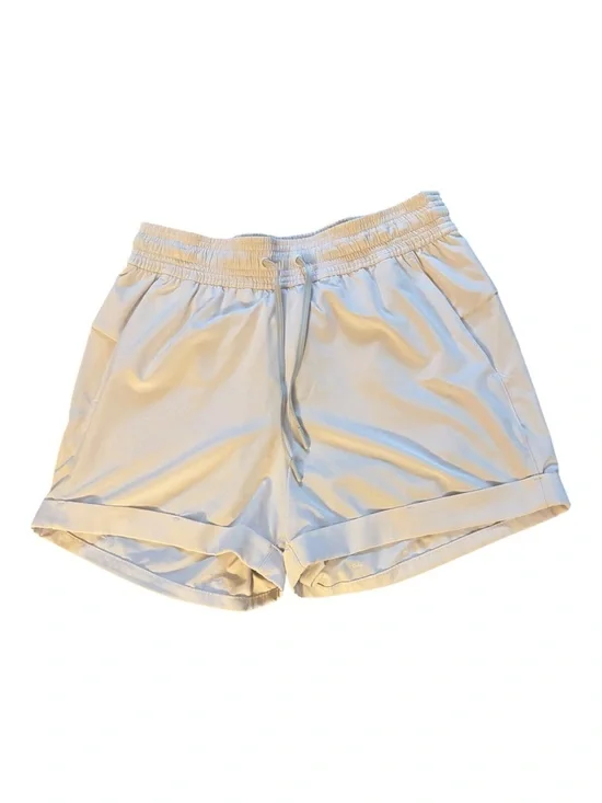 lululemon cream Elastic Waist Athletic Shorts Size 6 - like new
