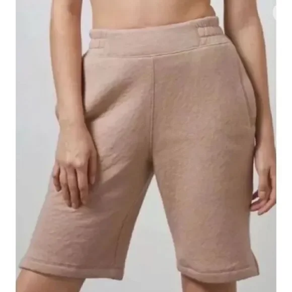 Lunya Restore Double Faced Shorts in Pink NWT Size XS