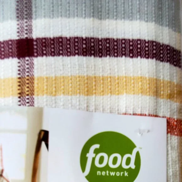 Food Network Plaid Tablecloth 60 X 84