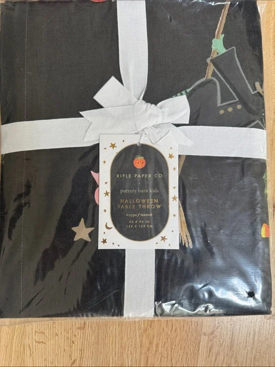 Rifle Paper Co. x Pottery Barn Kids Halloween Table Throw Tablecloth