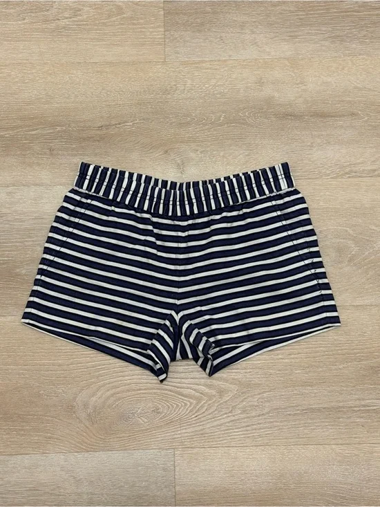 J. Crew Navy and White Striped Women’s Shorts