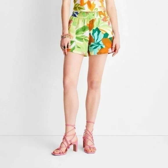 Women’s Short | Future Collective  Alani Noelle Floral Print Beach Shorts​