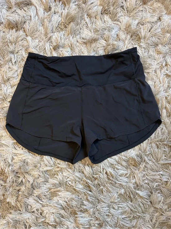 lululemon athletica Black Run/Training Shorts with High Waist