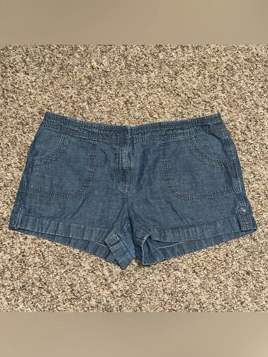 Women's size 16 shorts LOFT Blue Denim Shorts