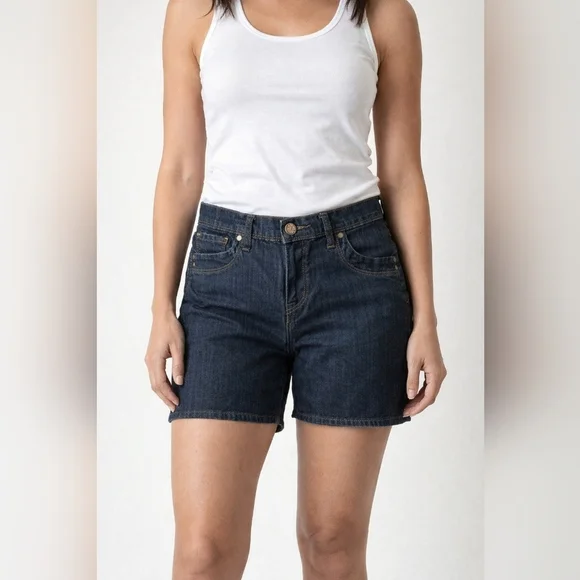 ☀️ STS Blue Dark Wash Denim Bermuda Shorts