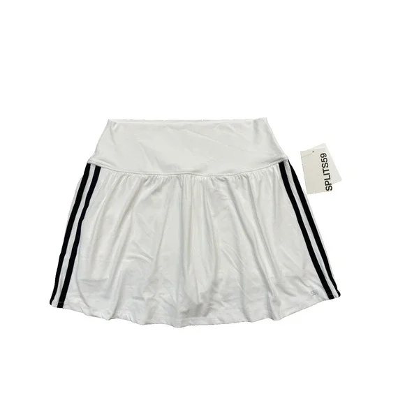 NWT  Splits59 Ella Airweight High Waist Women's Skort‎ MSRP $128 White Sz XL New