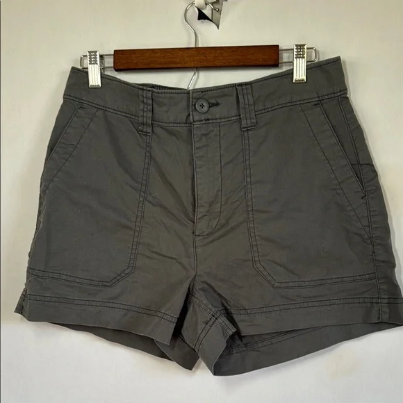 Old Navy Gray Cargo Shorts Flat Front Casual Everyday‎ Medium