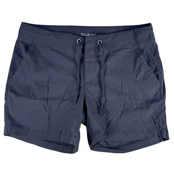 Columbia Omni-Shield Hiking Shorts Drawstring Water Repellent Black 10 SWomens