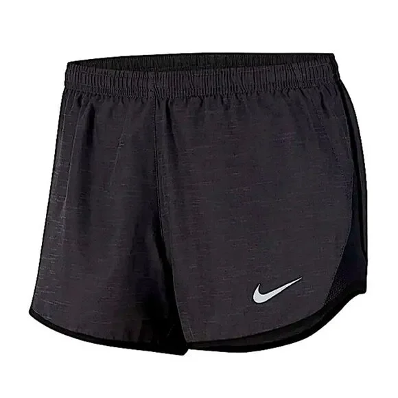 Nike DRI-FIT Thunder Grey & Black 3” Running Shorts Size XS