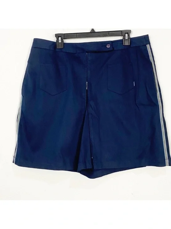 LIZGOLF Liz Claiborne Skort Navy Blue Size 18 Skirt Golf Preppy Country Club